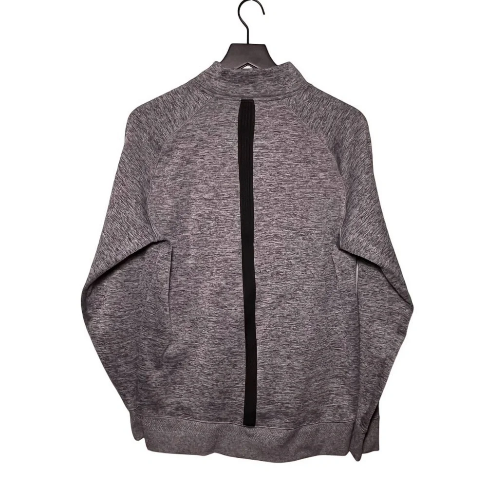 Nike Dri Fit Men's Gray Quarter-Zip Sweater M - Picture 4 of 7